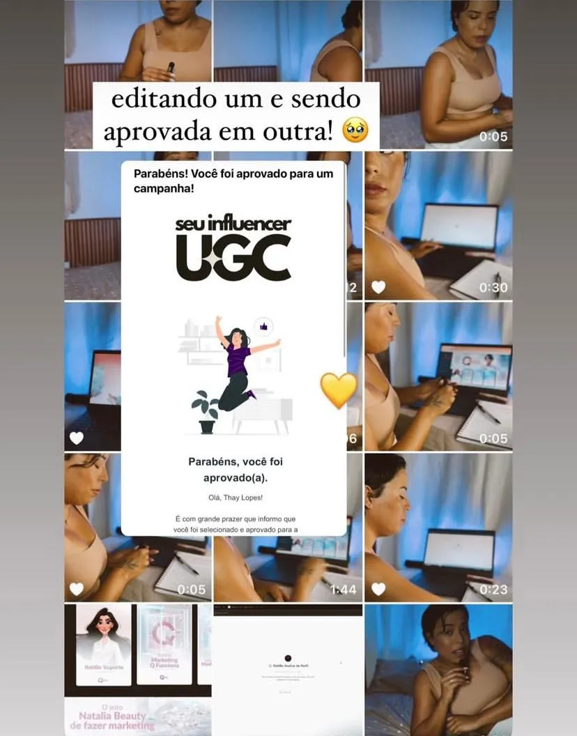 Depoimento de criador aprovado